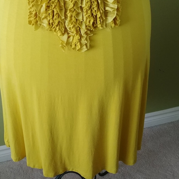 "CHELSEA & THEODORE" YELLOW SUMMER DRESS, SIZE M - Picture 2 of 9